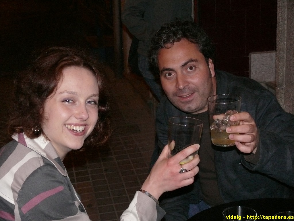 La rubia y Pinto en el 21 aniversario del Cambalache, 2009