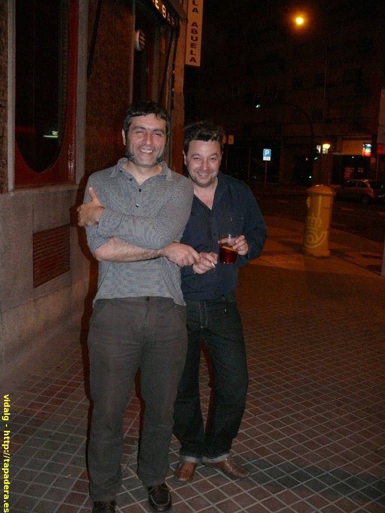 Pancho y Vidal en el 21 aniversario del Cambalache, 2009