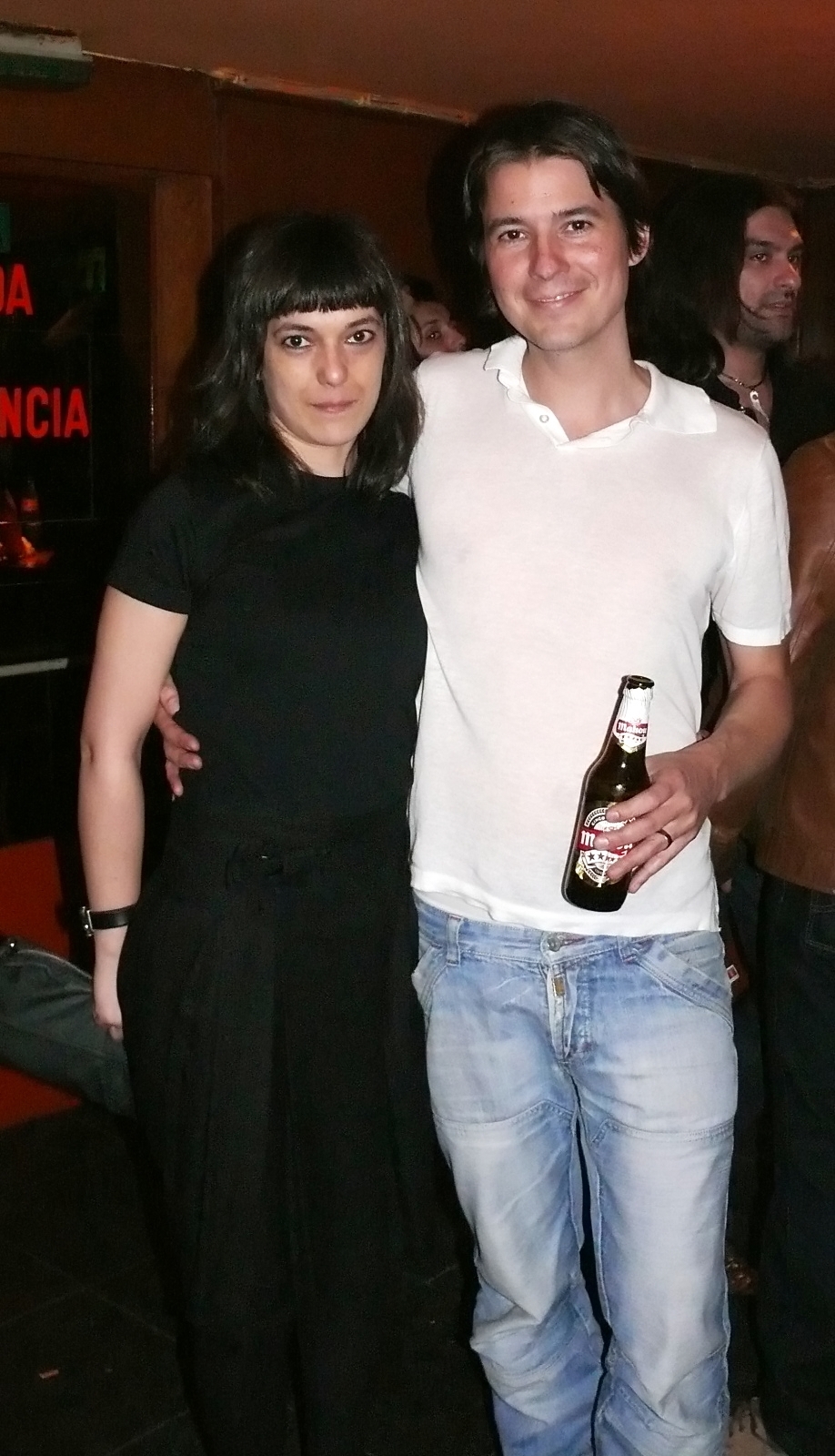 Sara y Juan en el 20º aniversario del Cambalache, 2008